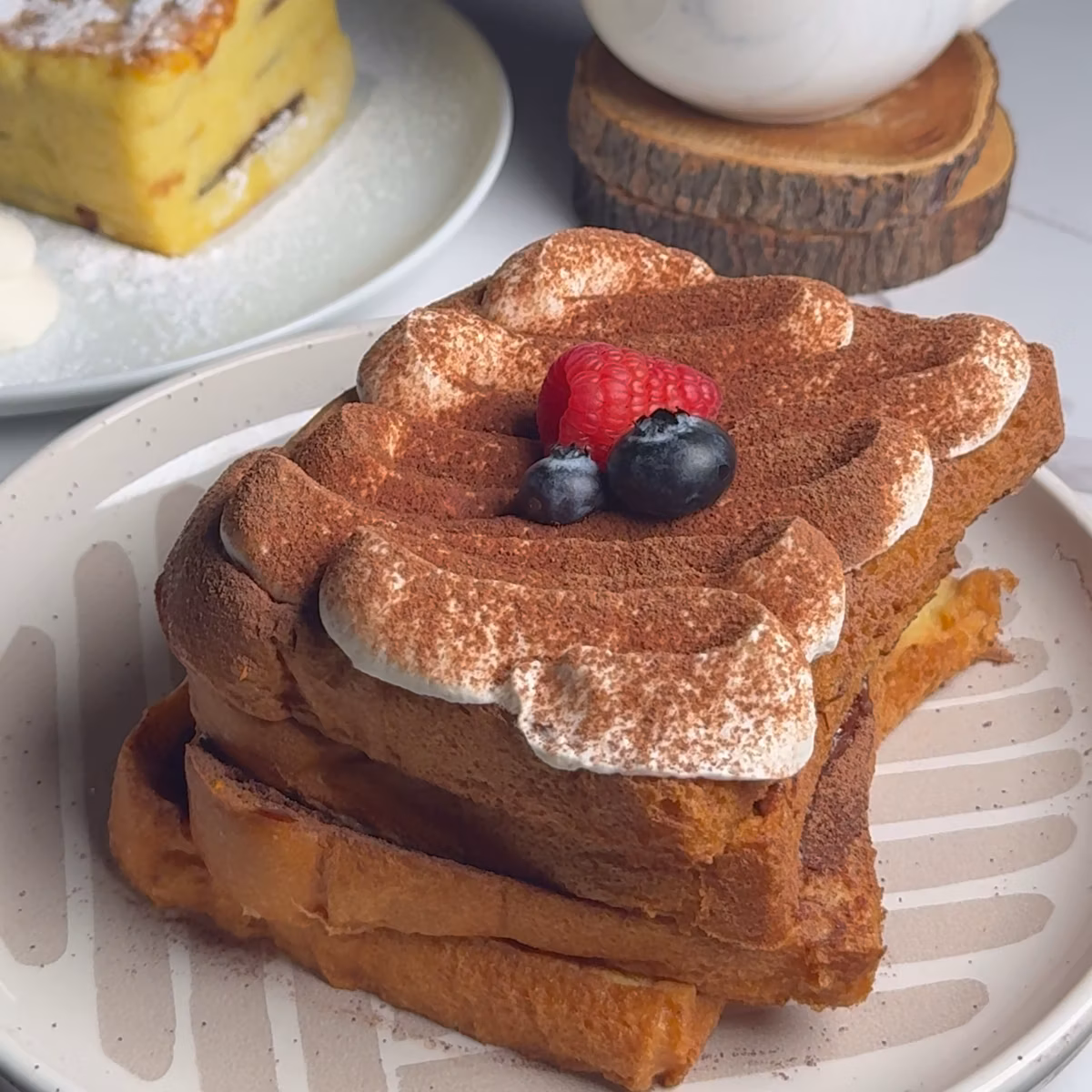 Recette de Pain perdu à la pâte à tartiner